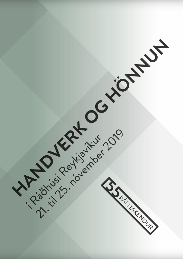 HANDVERK OG HÖNNUN í Ráðhúsinu 2019