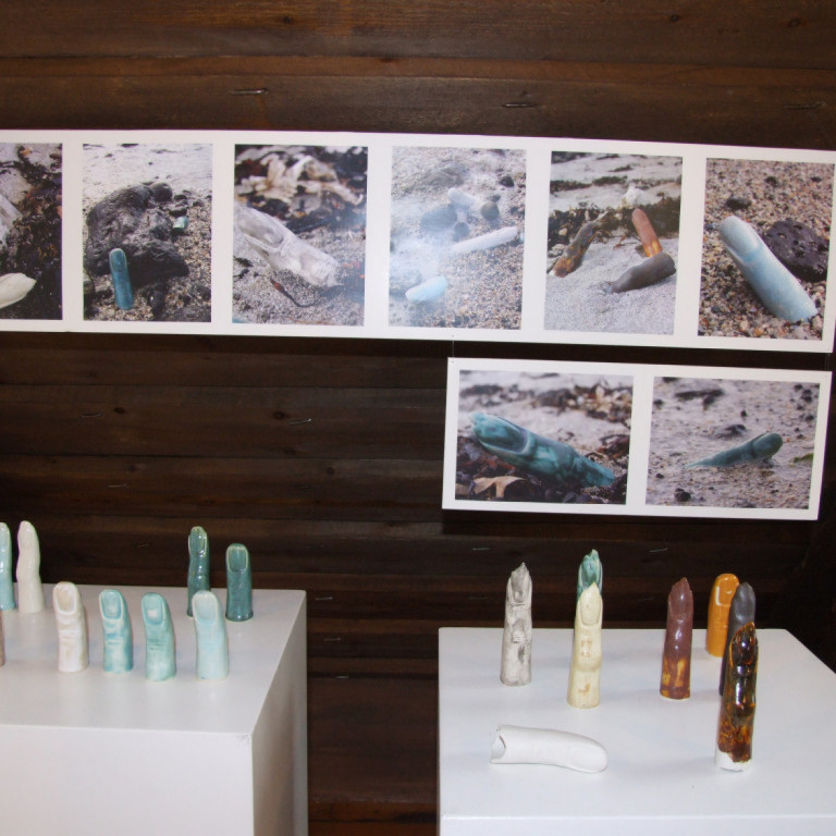 Frá sýningu Jónu Birnu Óskarsdóttur