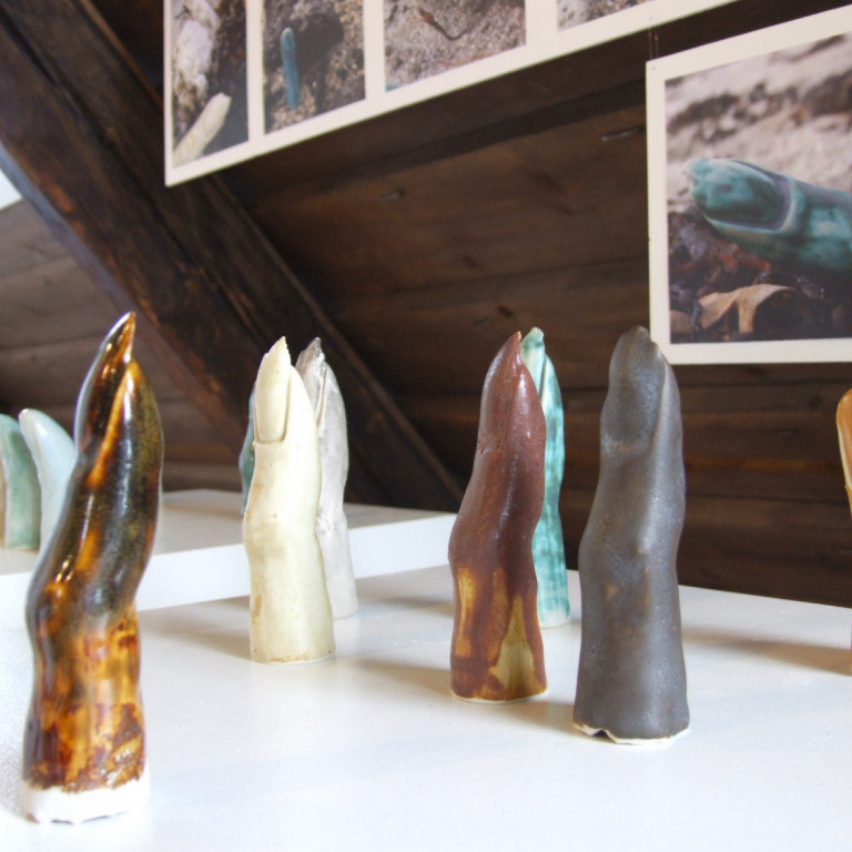 Frá sýningu Jónu Birnu Óskarsdóttur