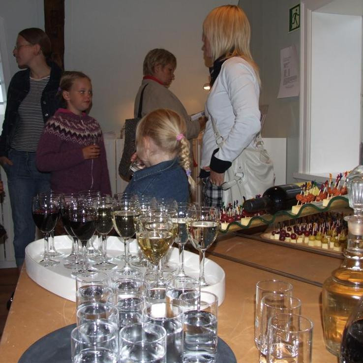 Frá opnun sýningar Dagnýjar Þrastardóttur