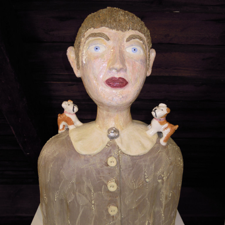 Frá sýningu Guðrúnar Halldórsdóttur