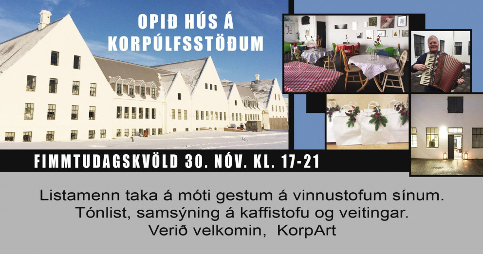 Opið hús á Korpúlfsstöðum