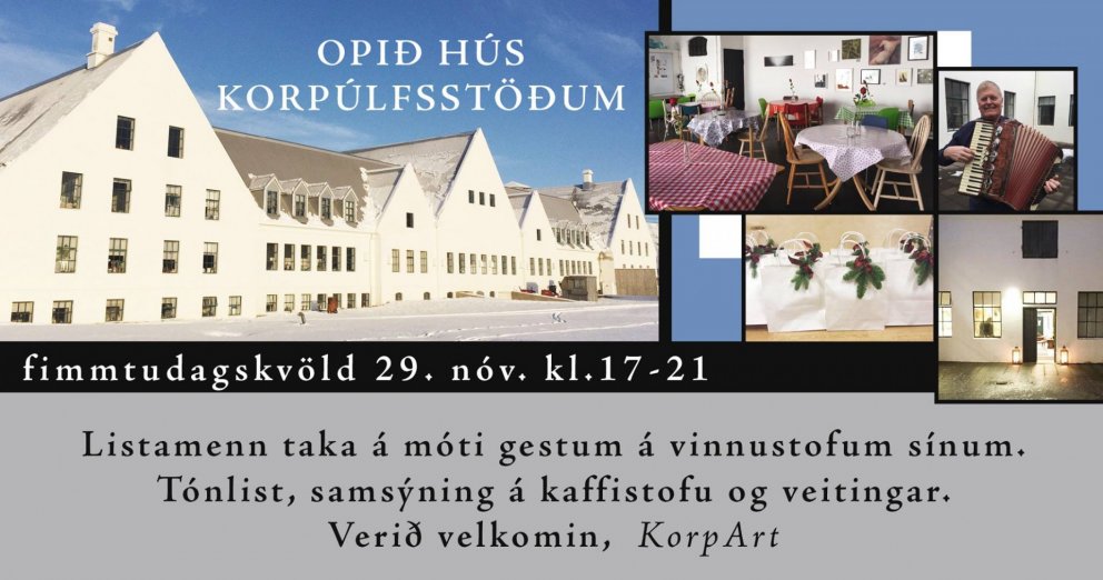 Opið hús á Korpúlfsstöðum