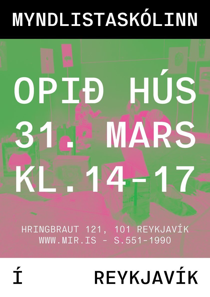 Opið hús í Myndlistaskólanum í Reykjavík