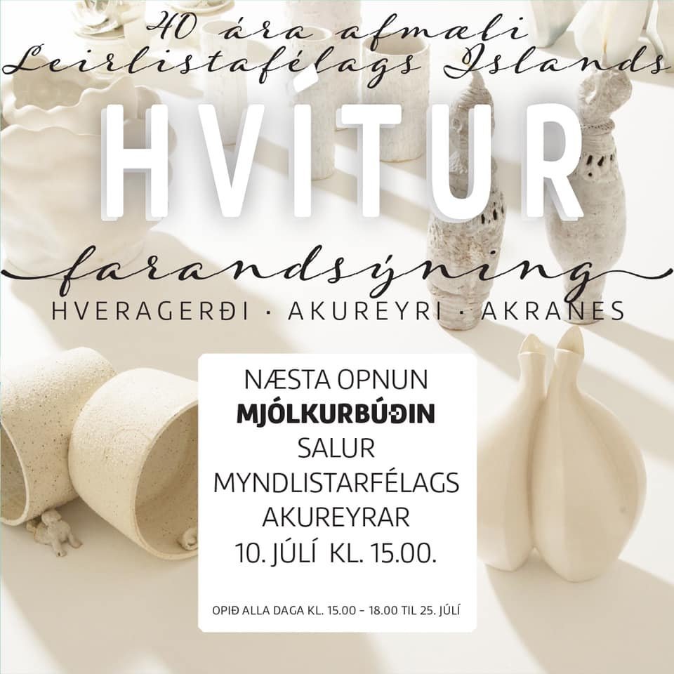 Hvítur - sýningaropnun á Akureyri