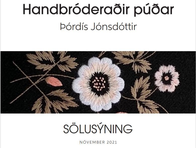 Handbróderaðir púðar - netsýning