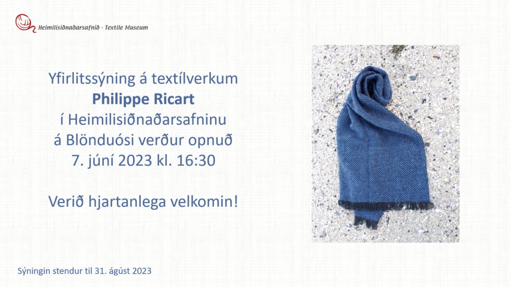 Yfirlitssýning á textílverkum Philippe Ricart