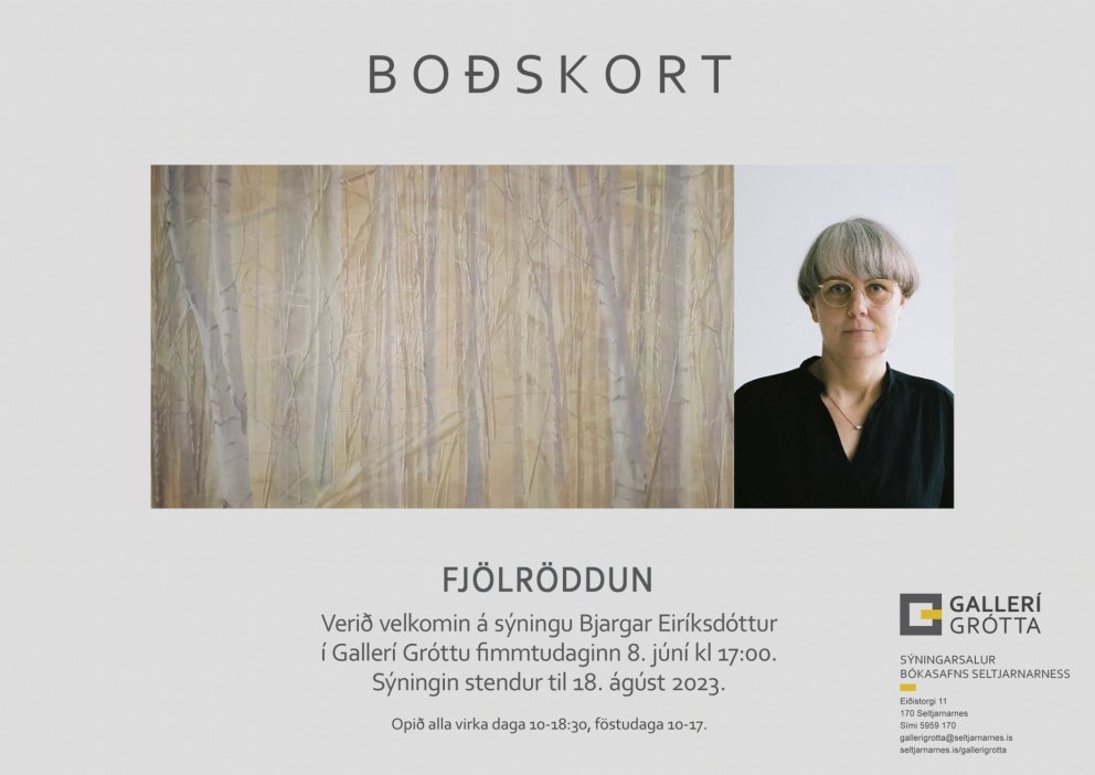 FJÖLRÖDDUN í Gallerí Gróttu Eiðistorgi