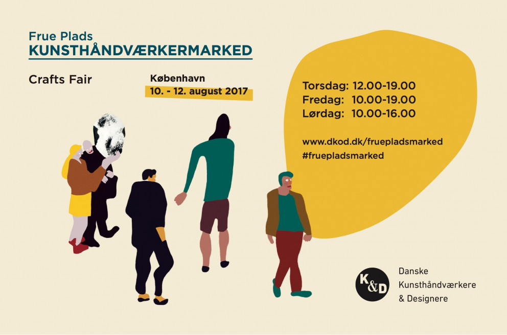 Listhandverksmarkaður á Frue Plads