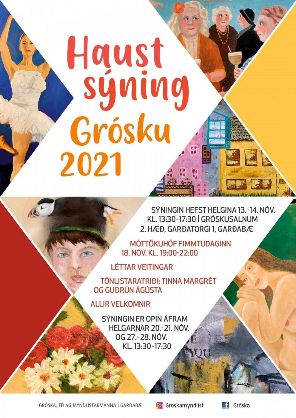 Haustsýning Grósku 2021