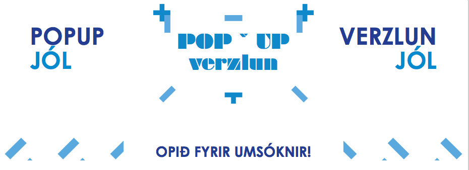 Opið fyrir umsóknir á jólamarkað POPUP VERZLUNAR