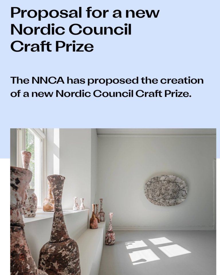 Tillaga NNCA að nýjum handverksverðlaunum Norðurlandaráðs